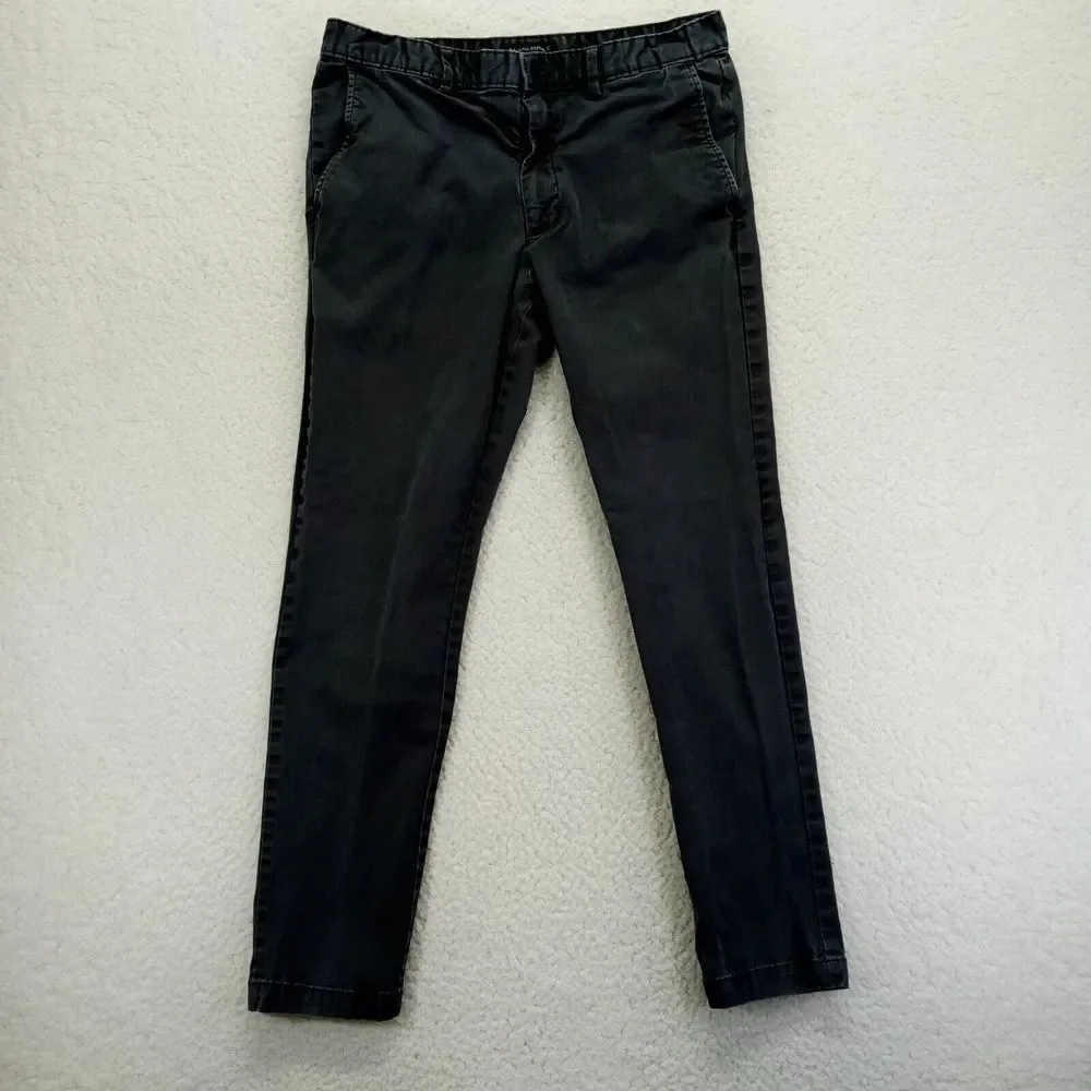Banana Republic Pants‎ Mens 32x30* (tagged 32x32) Skin Fit Chino Gray Straight